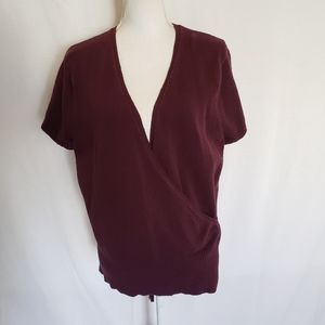 2 for $16 Gap wrap knit top. Size XXL